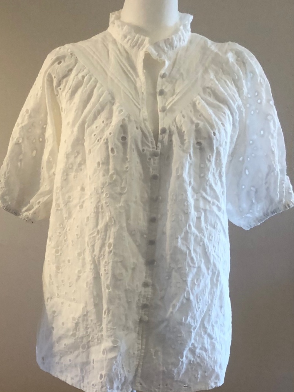 100% White Cotton Blouse